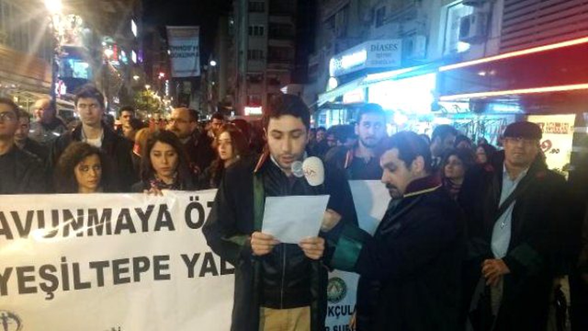 Meslektaşları Tunceli Baro Başkanı İçin Yürüdü