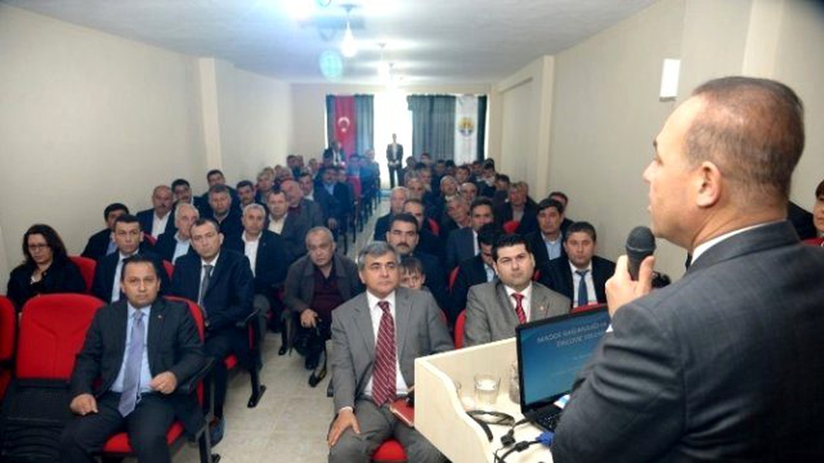 Muhtarlara, "Madde Bağımlılığı ve Öfke Kontrolü" Anlatılıyor