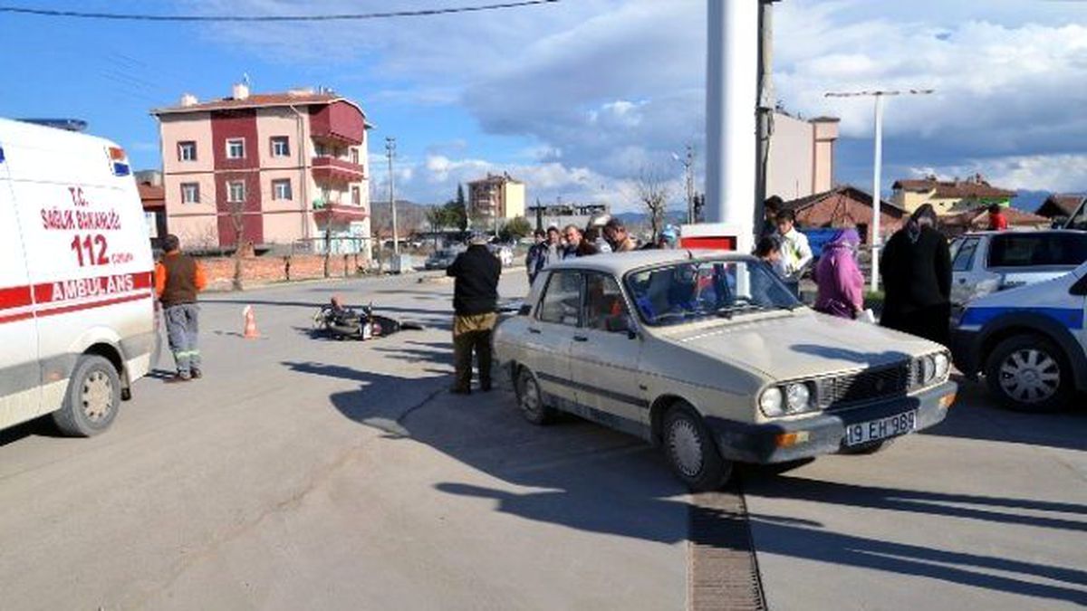 Osmancık\'ta Trafik Kazası: 1 Yaralı