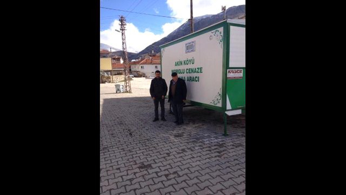 Sandıklı Akin Köyüne Gurbetçi Vatandaşlar Seyyar Morg Aldı