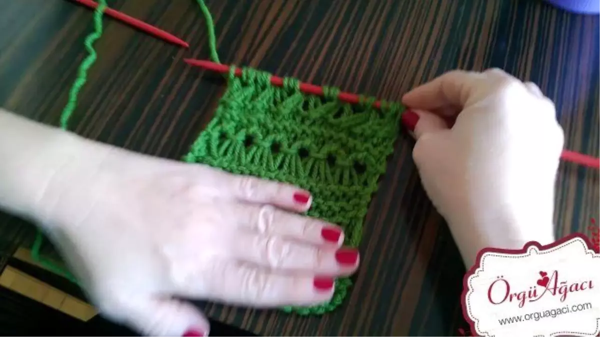 Şiş ile Oklava Örgüsü Nasıl Yapılır?