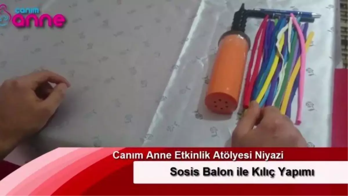 Sosis Balon ile Kılıç Yapımı