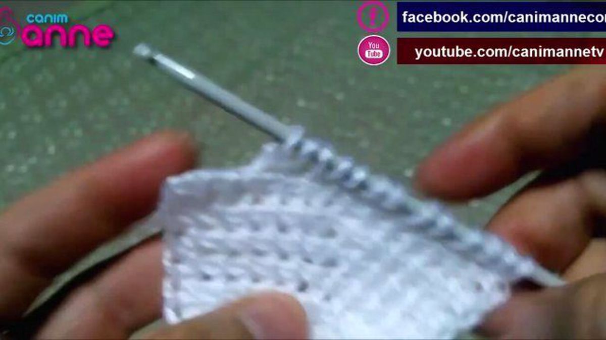 Tunus İşi İlmek Artırma Tekniği 1