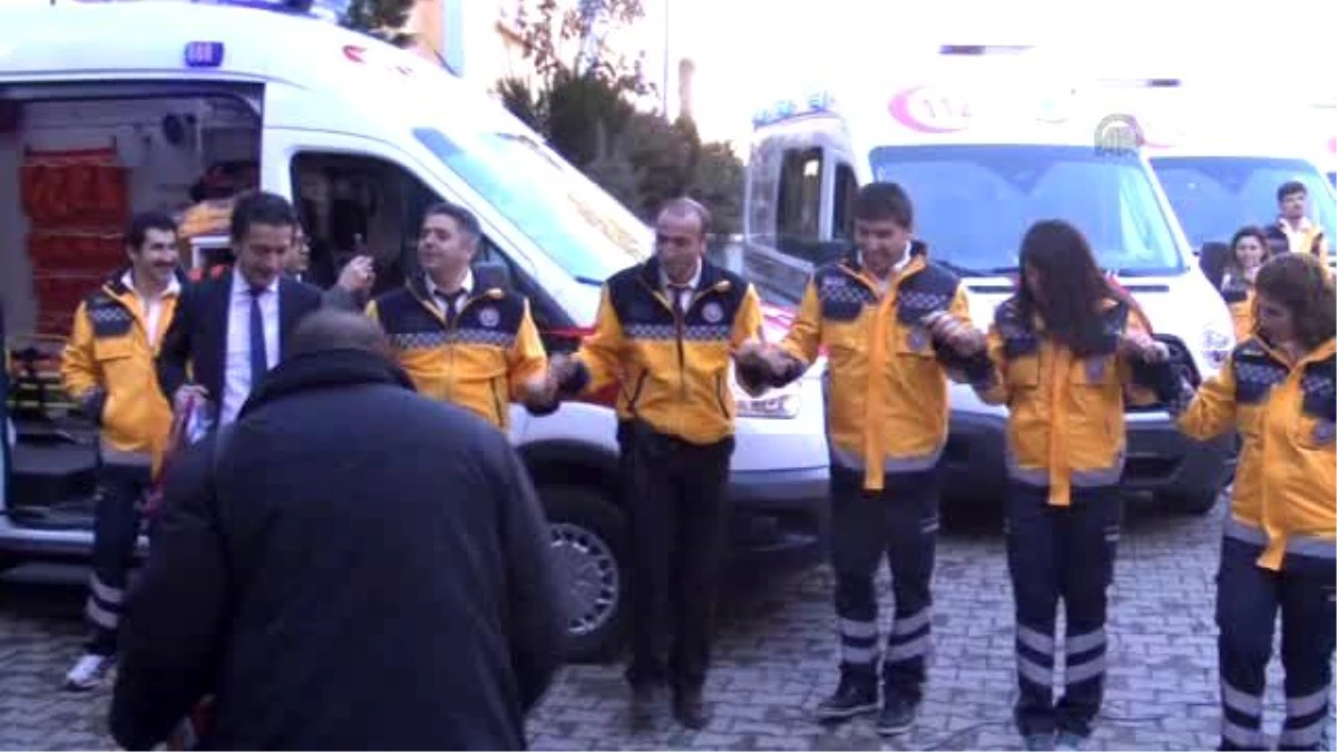 Ambulanslar Davullu Zurnalı Törenle Hizmete Alındı