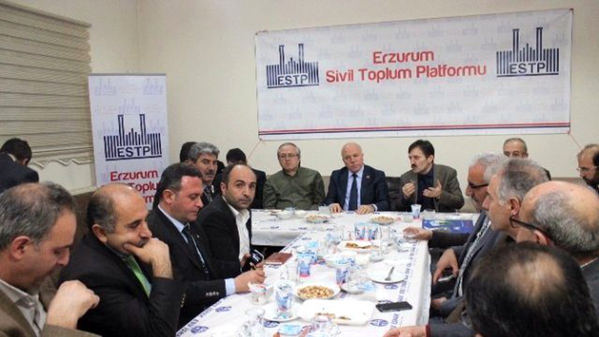 Başkan Sekmen Erzurum Sivil Toplum Platformu\'nun Konuğu Oldu