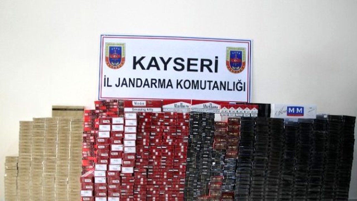 İl Jandarma Komutanlığı Kaçak Sigaraya Geçit Vermedi