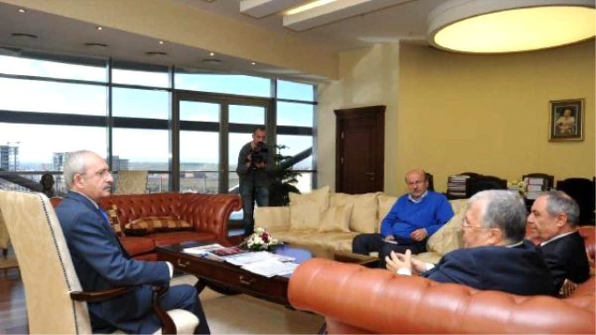 Kılıçdaroğlu DSP Genel Başkanı Masum Türker ile Görüştü