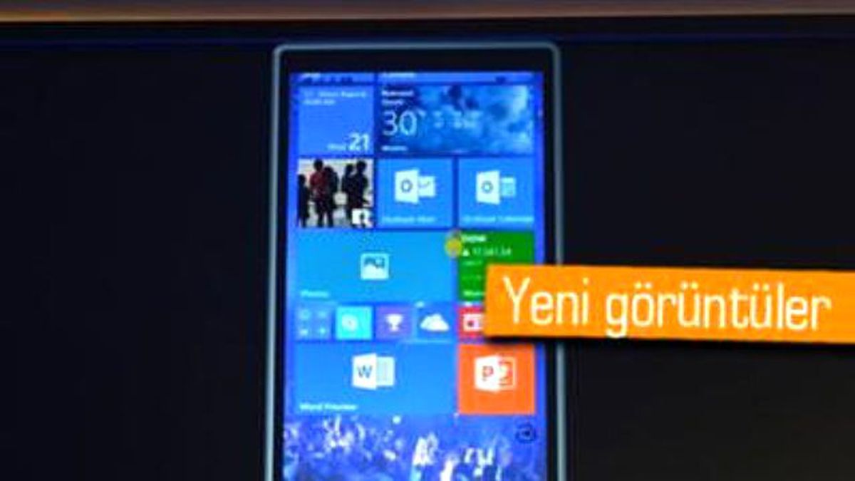 Telefonlar İçin Windows 10\'un Ekran Görüntüleri Geldi