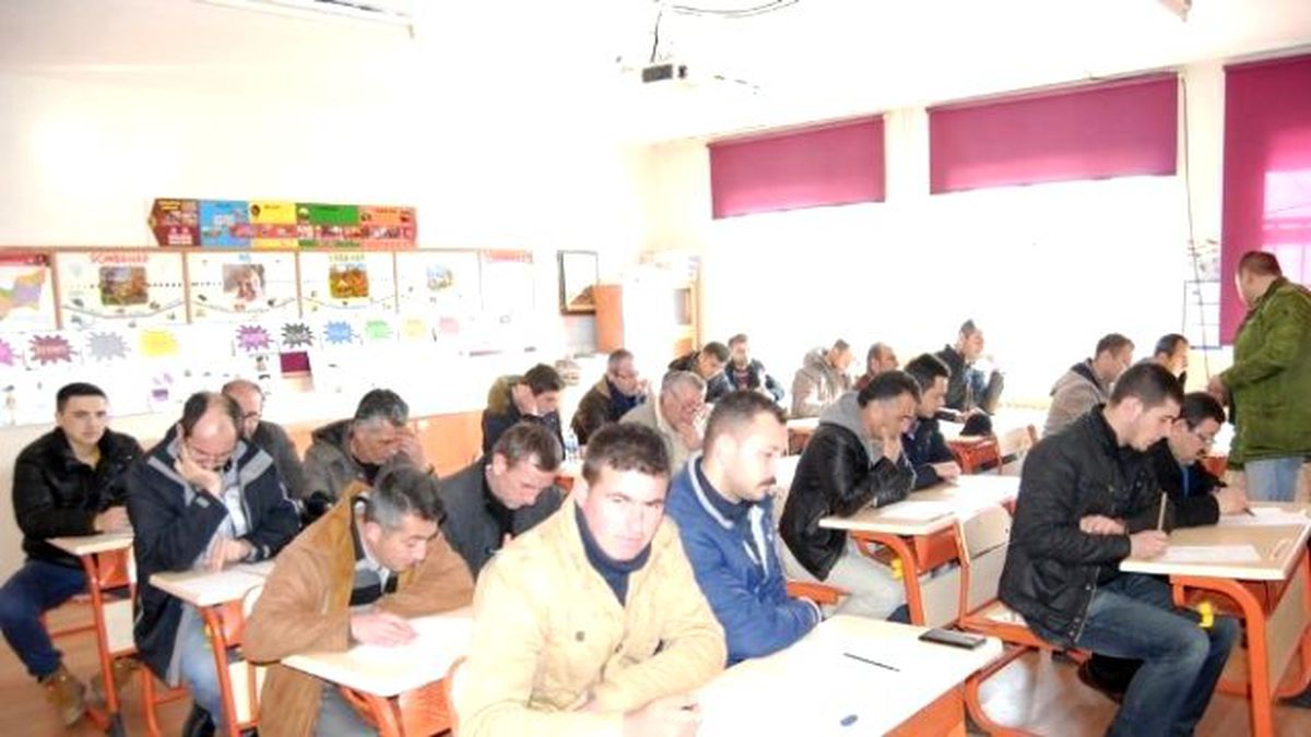 Trakyalı Avcılar Malkara\'da Sertifika Sınavına Girdi