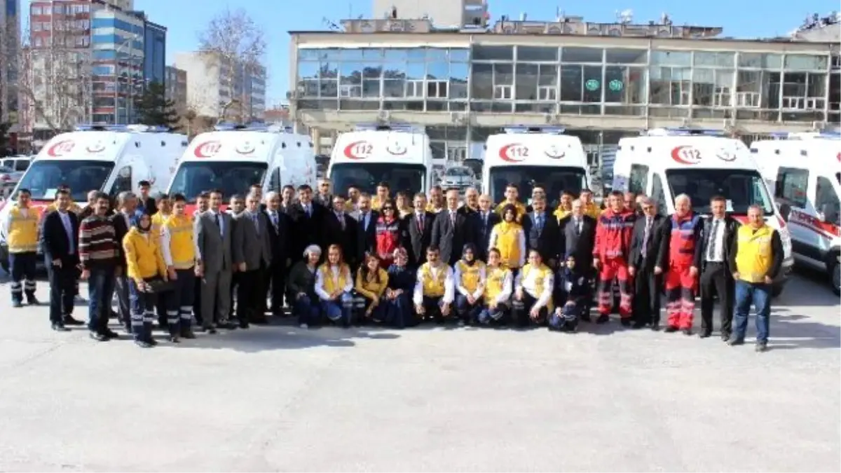 Ambulanslar İstasyonlara Dağıtıldı