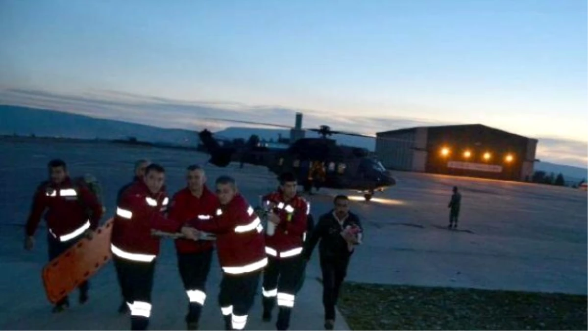 Balkandon Düşen 2.5 Yaşındaki Suna, Askeri Helikopterle Hastaneye Taşındı