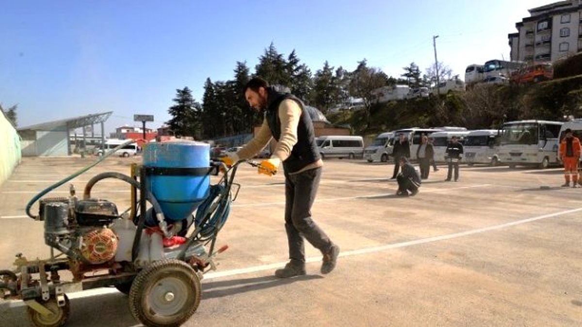 Bilecik Zabıta Müdürlüğü\'nden Otogara Park Düzenlemesi