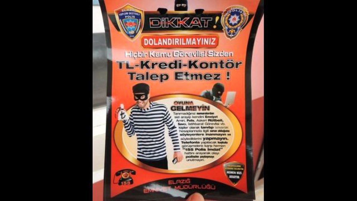 Elazığ Polisinden Dolandırıcılara Karşı Uyarı
