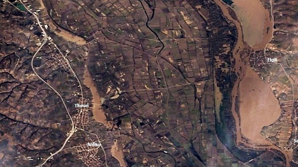 Uydu Fotoğraflarıyla Edirne\'deki Sel Felaketi