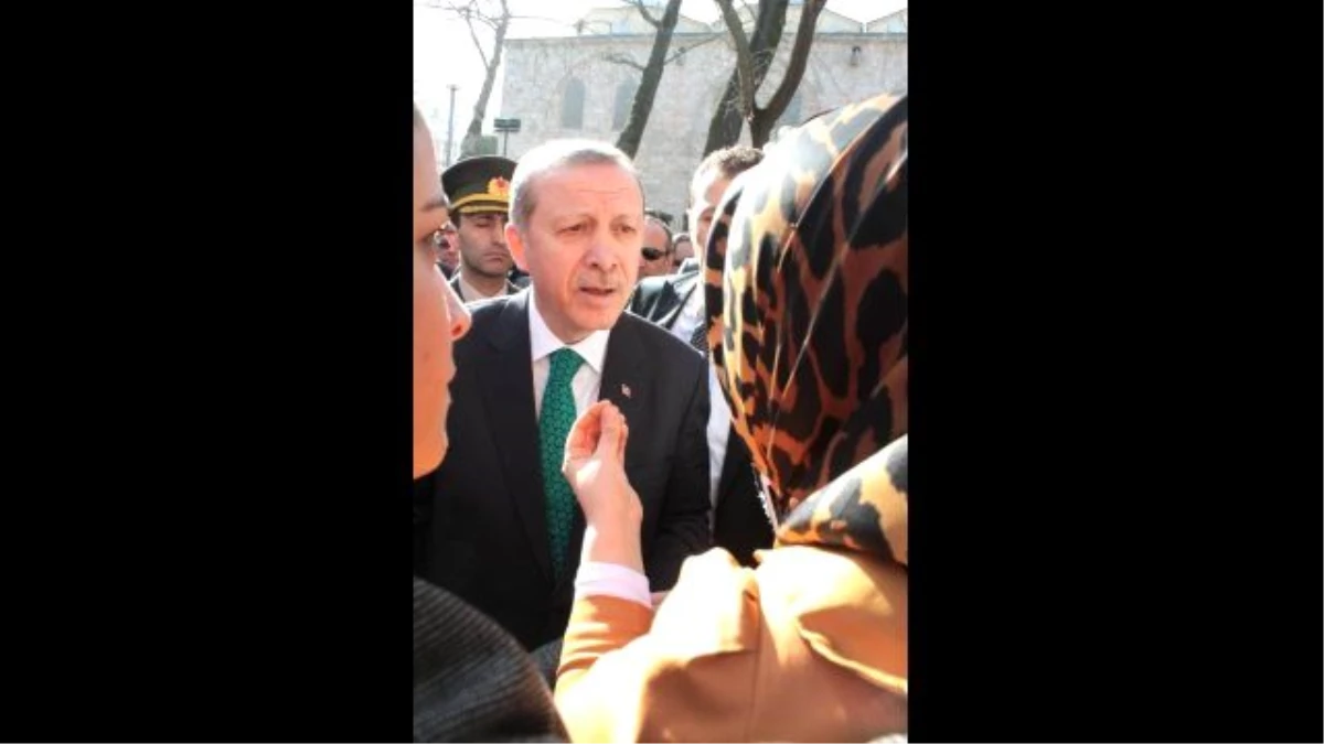 Ulucami\'de Erdoğan İzdihamı