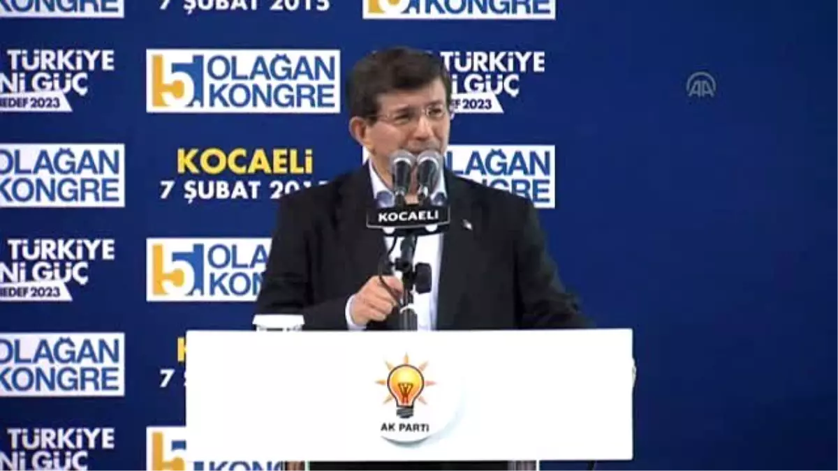 AK Parti İl Kongresi - Başbakan Davutoğlu (3)