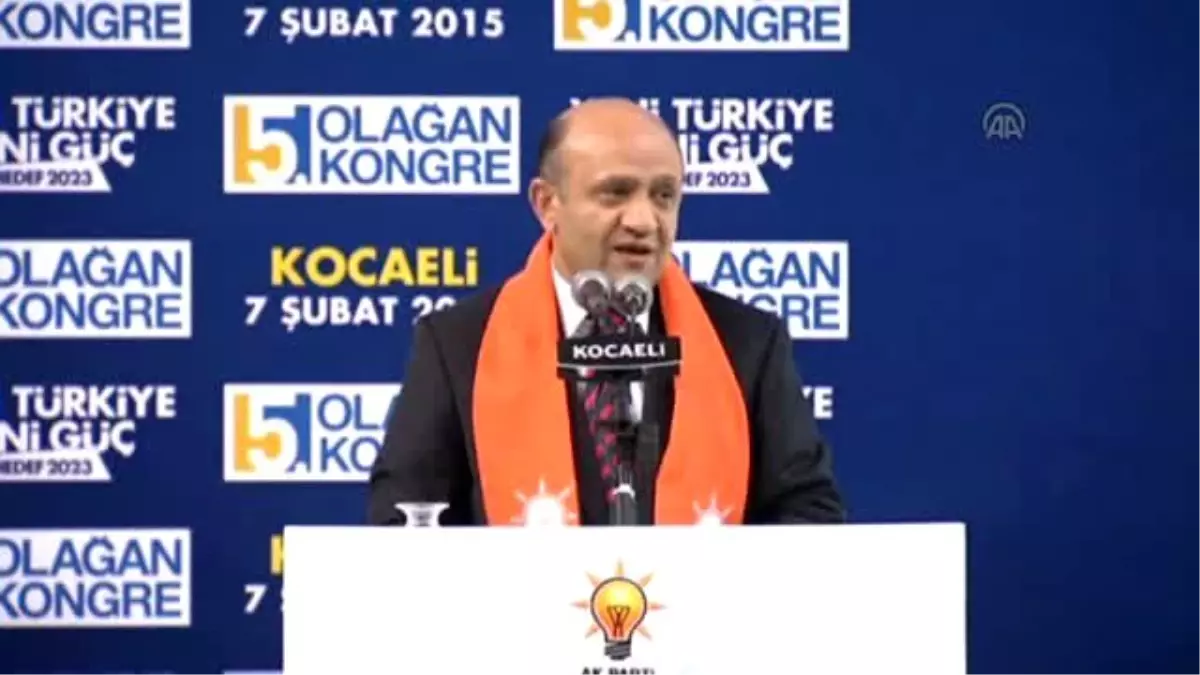 AK Parti Kocaeli 5. Olağan İl Kongresi - Bakan Işık (1)