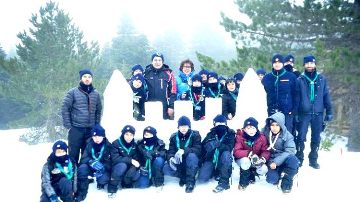 Küçük İzcilerden Uludağ\'da Eskimo Hayatı