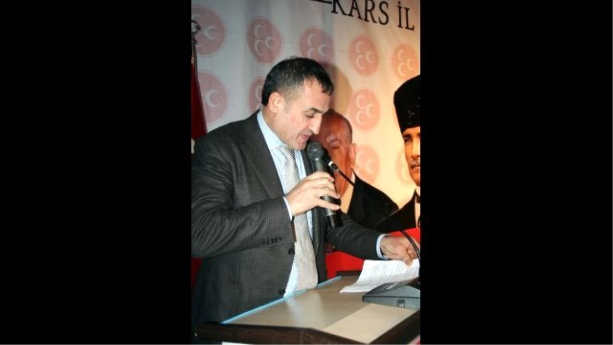 MHP Genel Başkan Yardımcısı Kaya, Kars\'ta Partisinin İl Başkanlığı Kongresine Katıldı