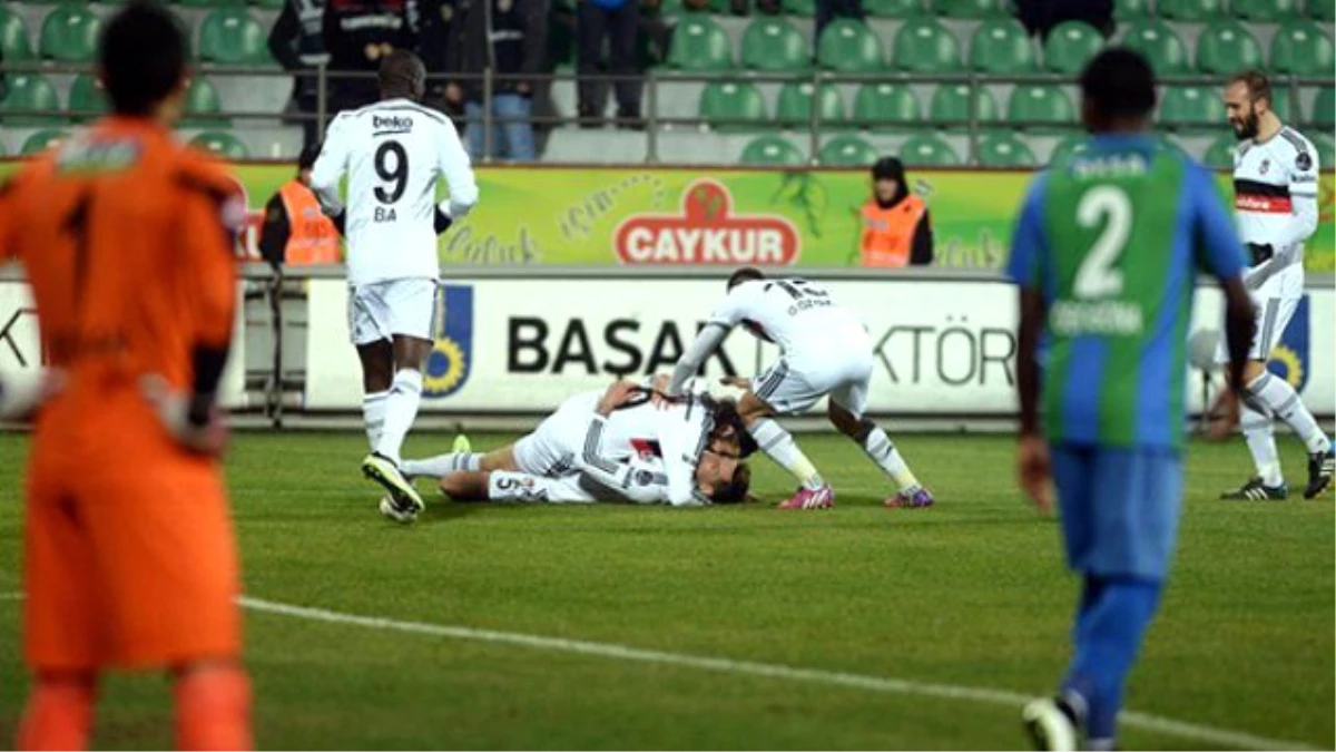 Beşiktaş, Çaykur Rizespor\'u 2-1 Yendi