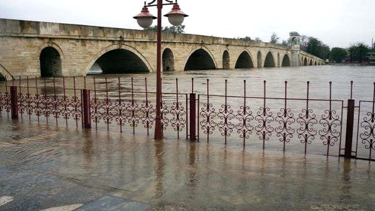 Edirne\'deki Nehir Taşkınları