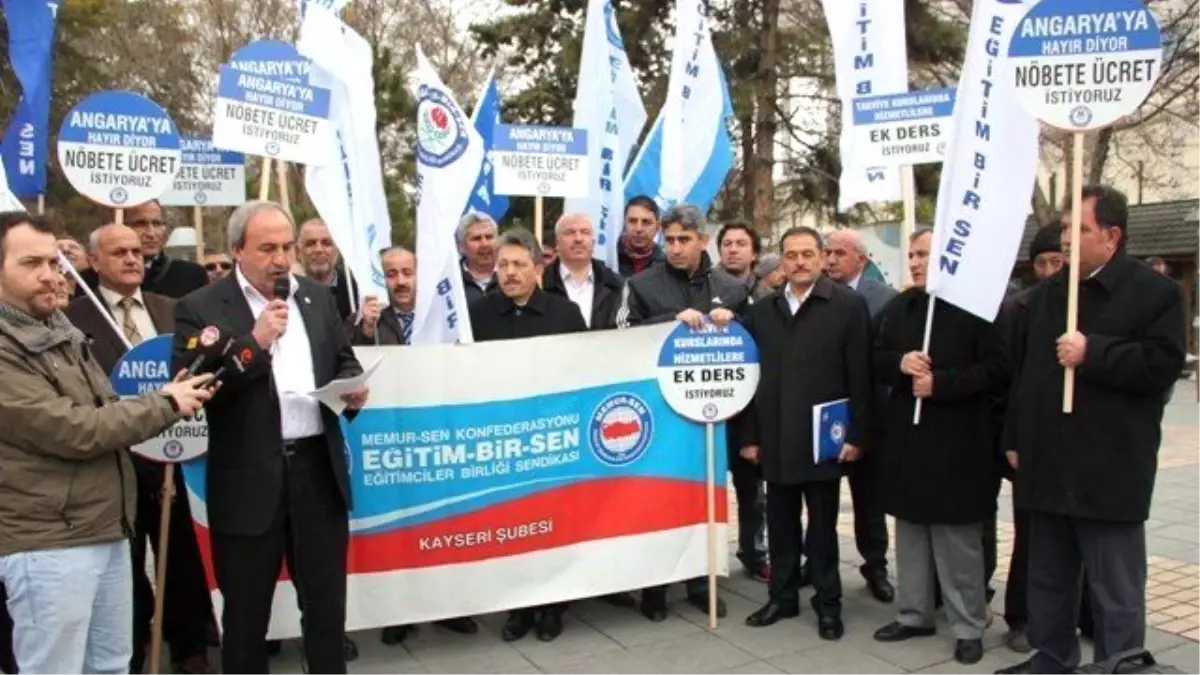 Eğitim Bir-sen Kayseri Şube Başkanı Aydın Kalkan Açıklaması