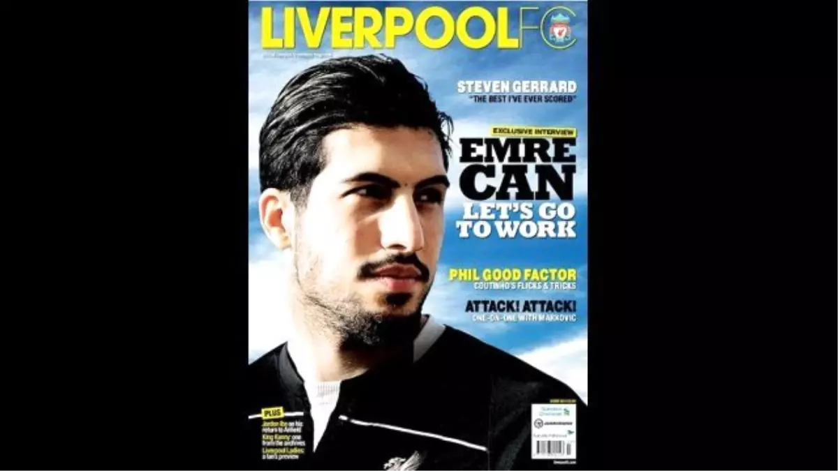 Emre Can Lıverpool Dergisi\'nin Kapağında