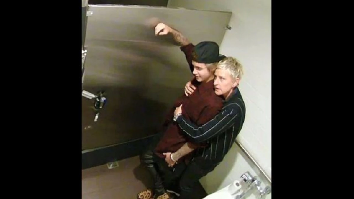 Justin Bieber, Ünlü Sunucu ile Tuvalette Basıldı