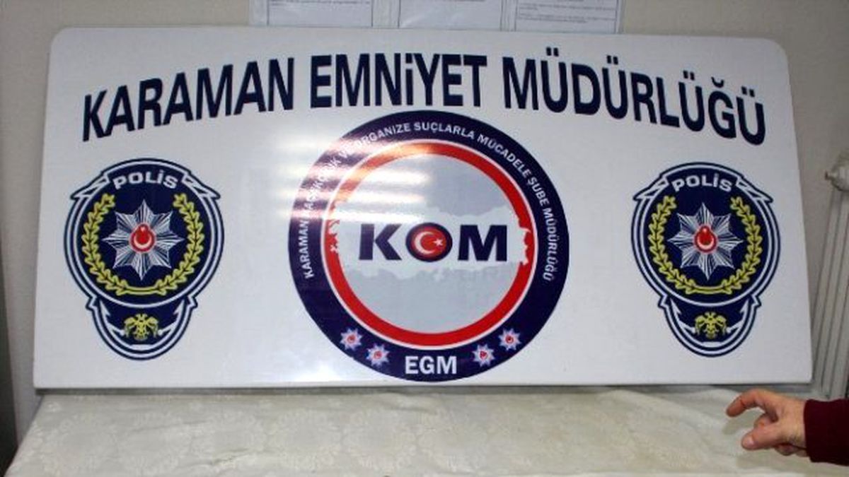 Karaman\'da Tarihi Eser Operasyonu
