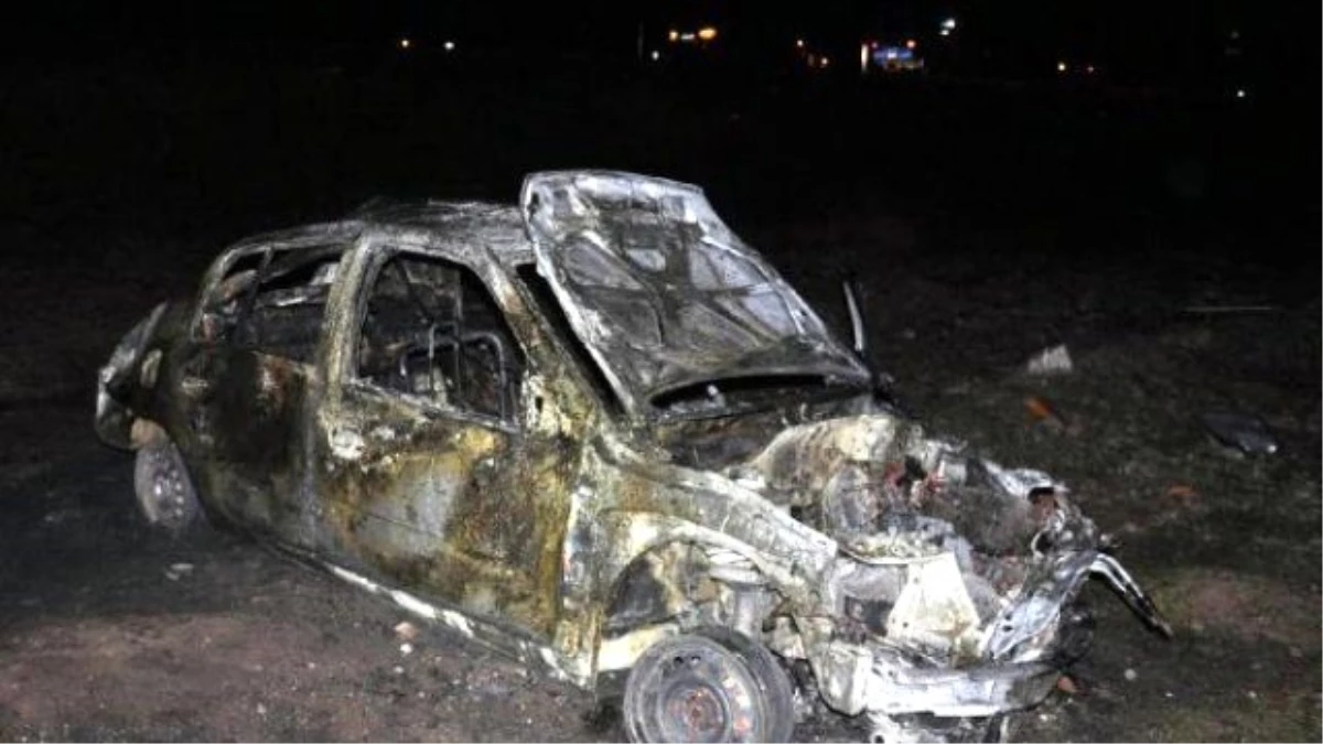 Otomobil Takla Atıp Yandı: 1 Ölü, 2 Yaralı
