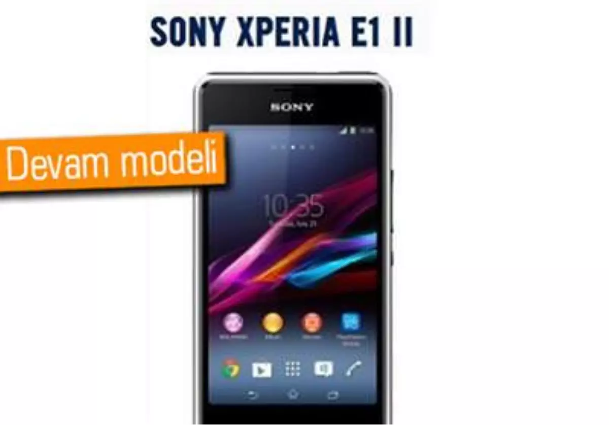 Sony Xperia E1 Iı Kendisini Gösterdi