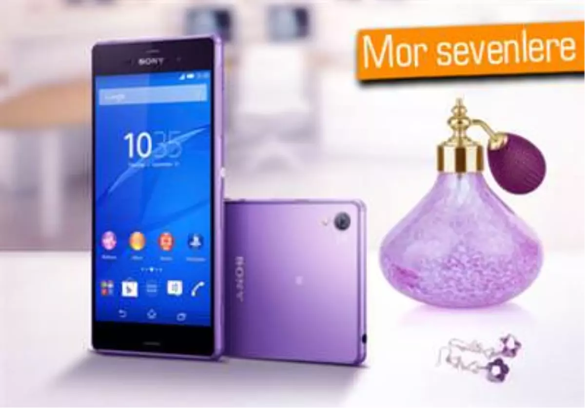 Xperia Z3\'ün Mor Renkli Modeli Türkiye\'de