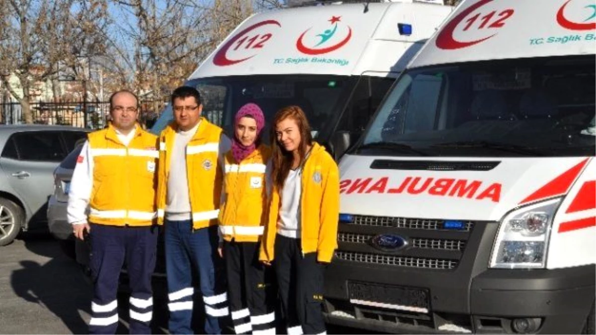 Aksaray\'a 8 Adet Yeni Ambulans