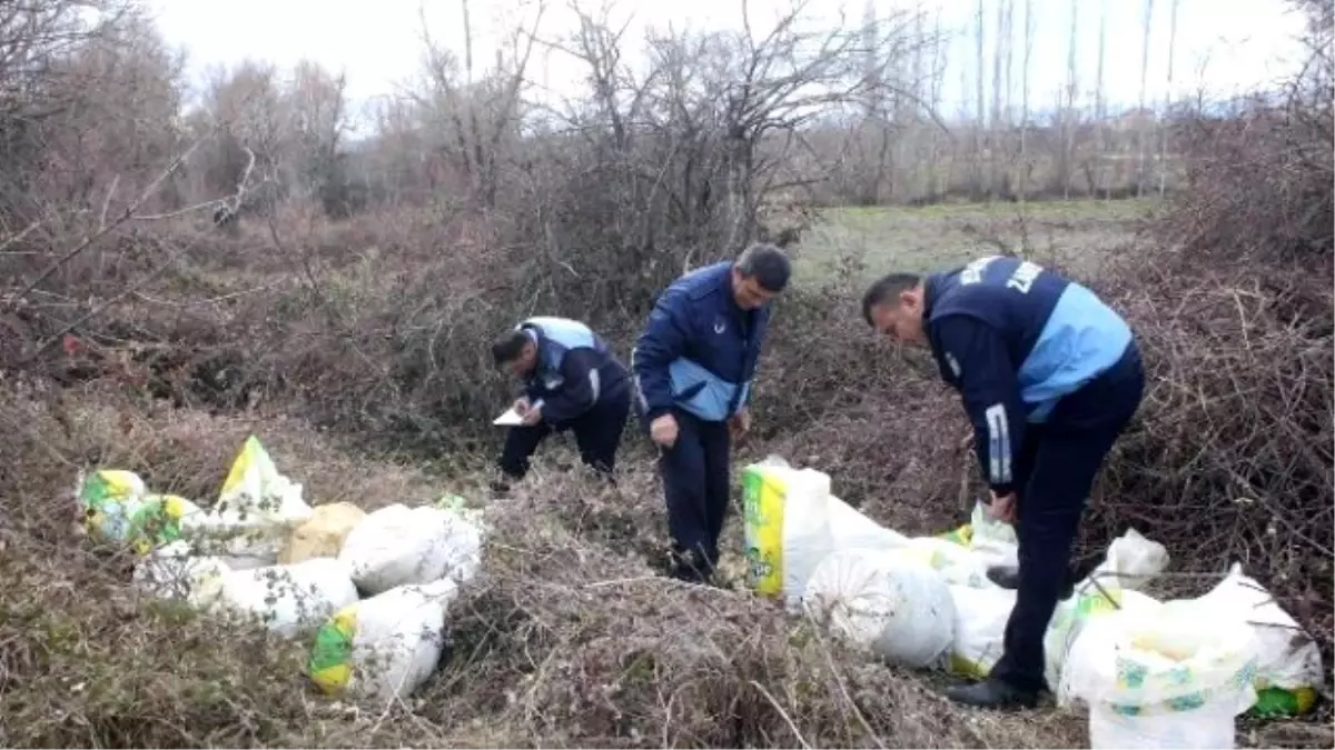 Çalılıklar Arasında 24 Çuval Bozuk Tulum Peyniri Bulundu