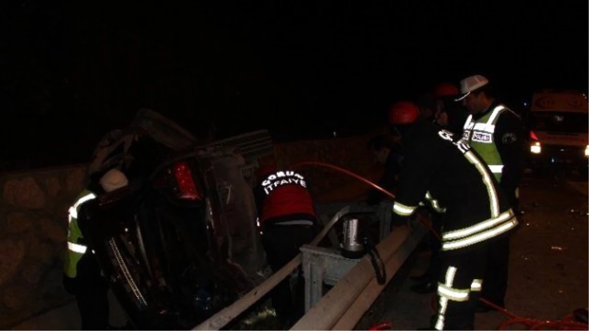 Çorum\'da Trafik Kazası: 1 Ölü, 3 Yaralı