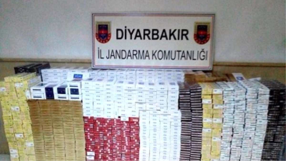 Diyarbakır\'da 19 Bin Paket Kaçak Sigara Ele Geçirildi