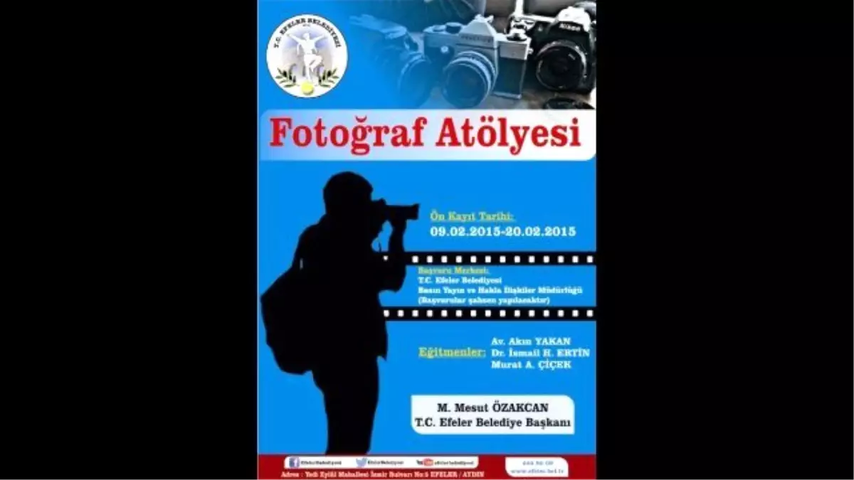 Efeler Belediyesi\'nden Fotoğrafçılık Kursu