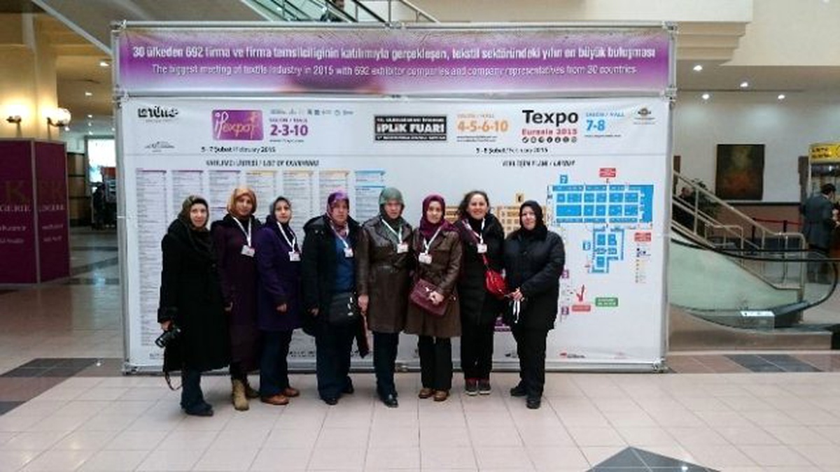 Gediz Myo Öğretim Görevlileri \'Uluslararası İplik Fuarı\'na Katıldı