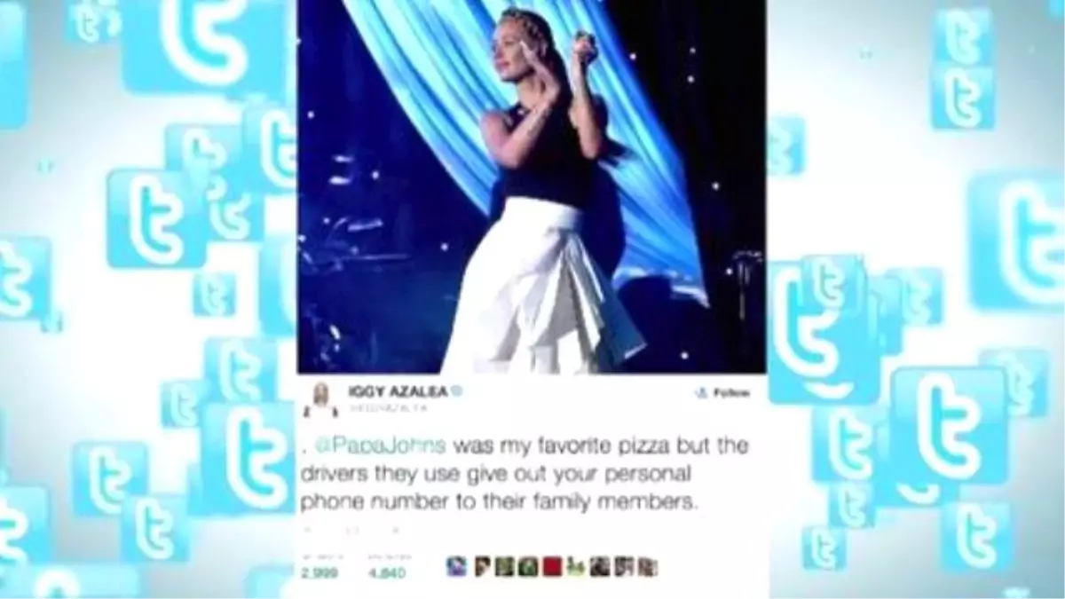 Iggy Azalea Has Twitter Battle With Papa John\'s