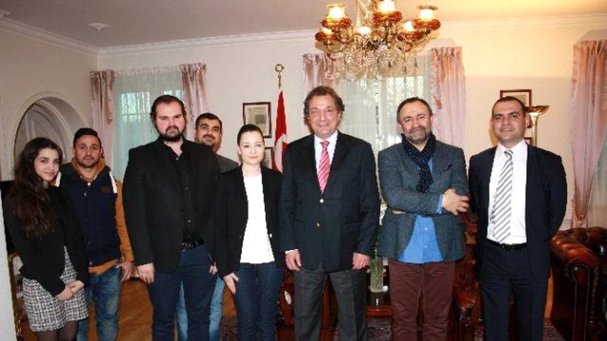 Bkm İsveç Yönetimi, Stockholm Büyükelçisi Kaya Türkmen\'i Ziyaret Etti