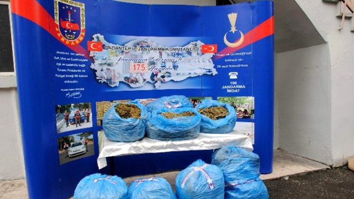 Gaziantep\'te 64 Kilo Kubar Esrar Maddesi Ele Geçirildi
