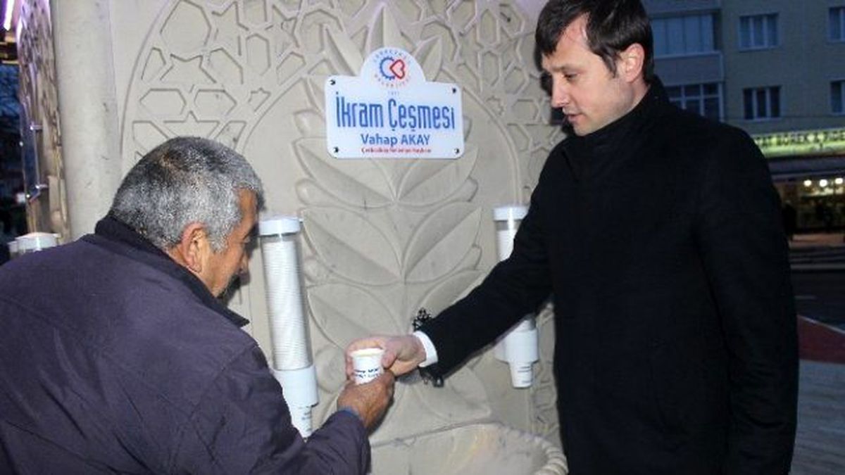 İkram Çeşmesi Çerkezköy\'de Akmaya Başladı