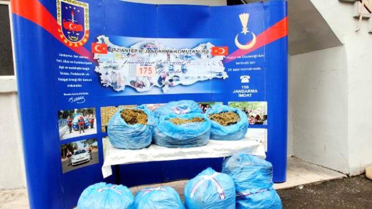 Karkamış\'ta İki Araçtan 64 Kilo Esrar Çıktı