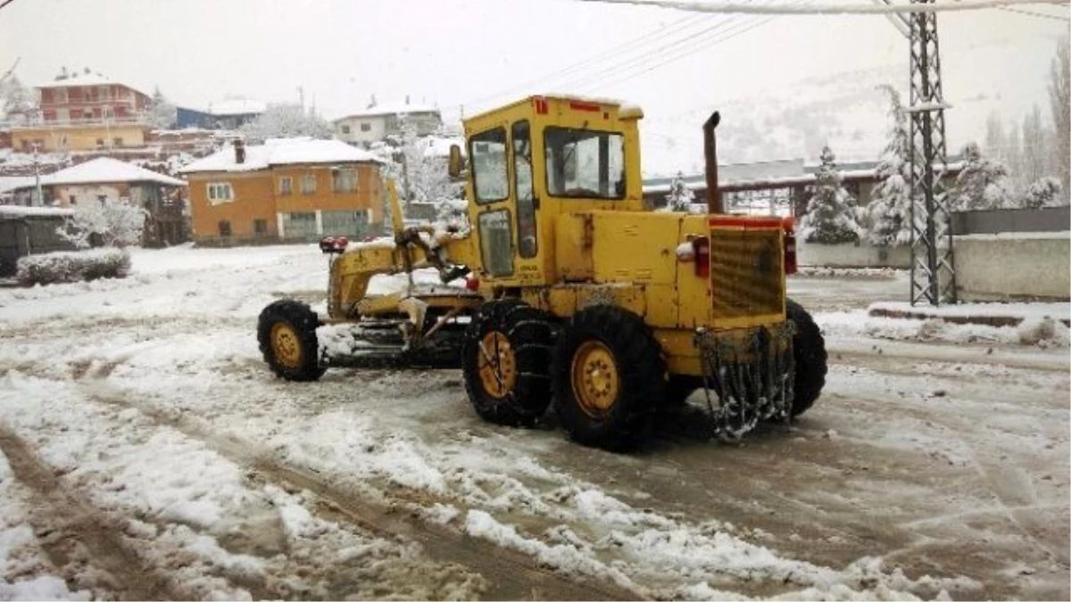 Kırıkkale\'de Kar Yağışı