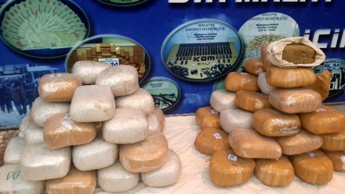 Malatya\'da 92 Kilo Esrar Ele Geçirildi