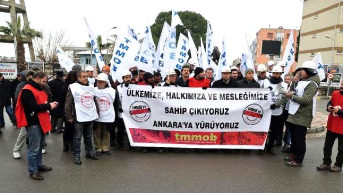 Bodrum'dan Başlayan TMMOB Yürüyüşü Manisa'ya Ulaştı