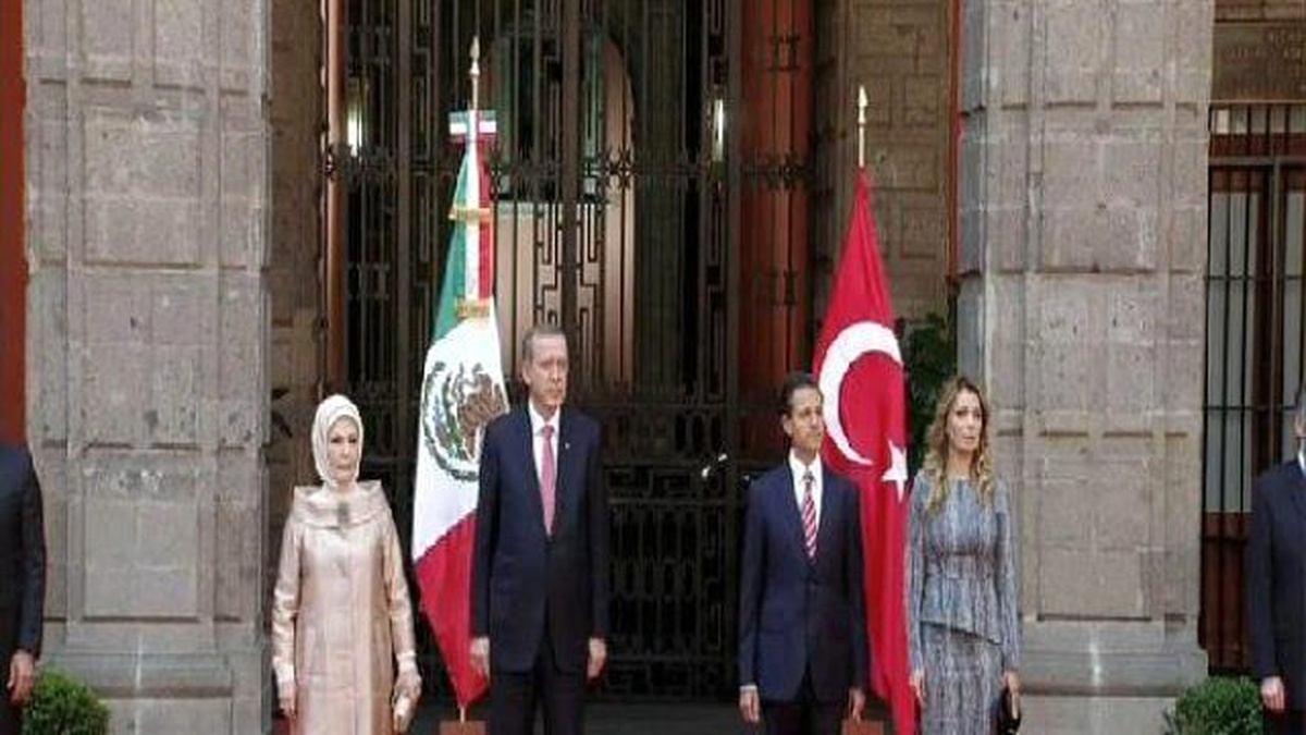Cumhurbaşkanı Erdoğan Meksika\'da Resmi Törenle Karşılandı