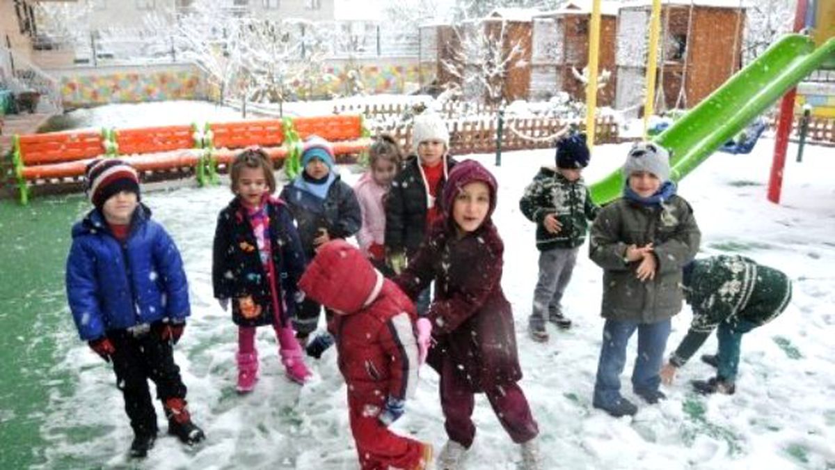 Konya\'da Eğitime Kar Engeli