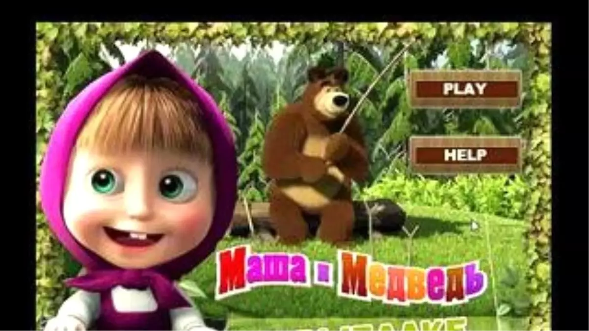 Maşa ve Ayı Balık Tutma