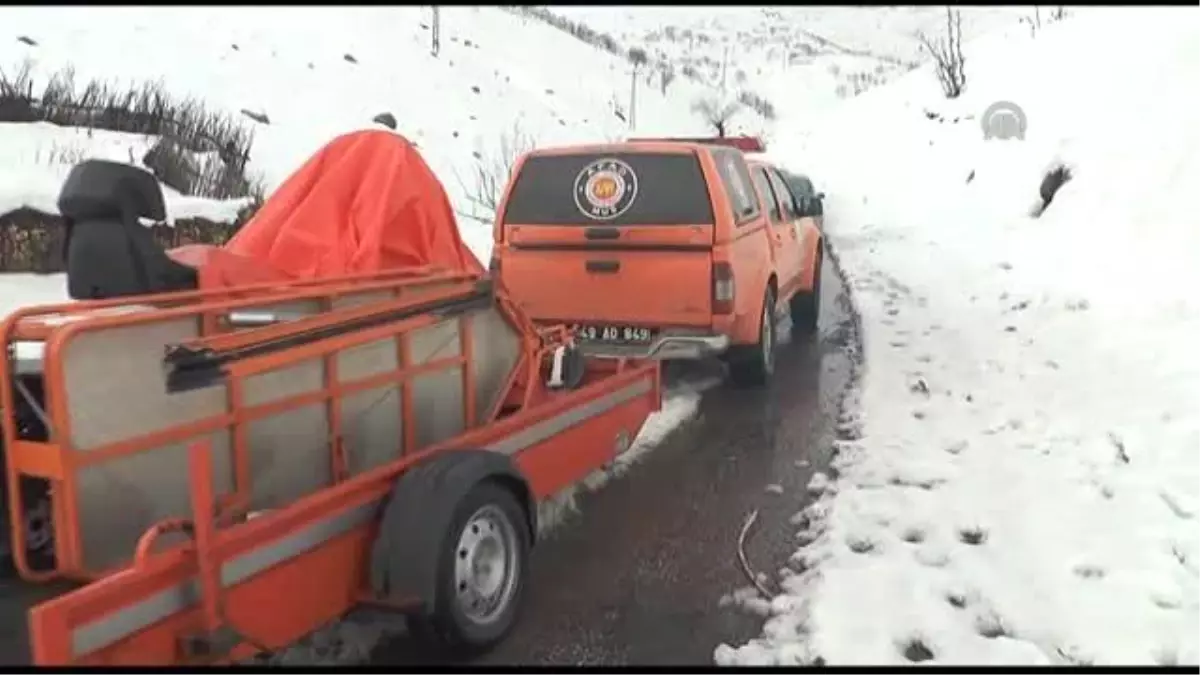 Okul Sütleri, Kar Motoruyla Ulaştırıldı